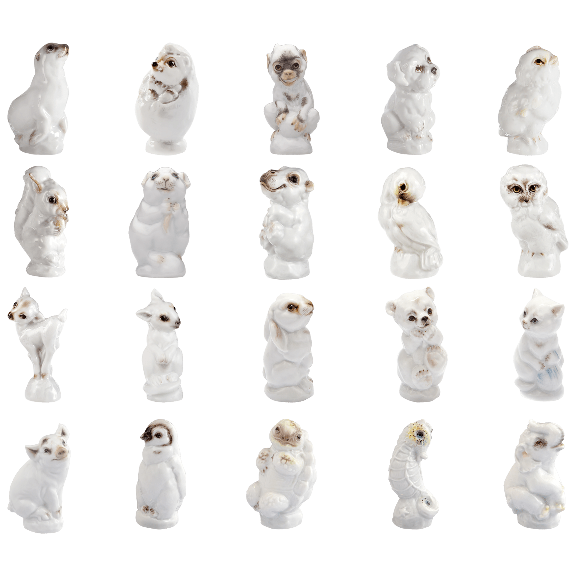 Ferkel, Bunt staffiert, leicht, H 6 cm | Meissen Figuren - Edition Tierkinder 900600 - 78051 - Meissen Weimar