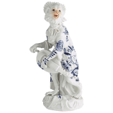 Figur, Affenkapelle Drehleierspieler, H 13,5 cm | Meissen Figuren-Edition Affenkapelle