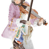 Figur Affenkapelle Geiger, Porzellan, H 15 cm | Meissen Figuren-Edition Affenkapelle