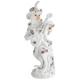 Figur Affenkapelle Gitarrist, H 15 cm | Meissen Figuren-Edition Affenkapelle