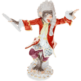 Figur Affenkapelle Kapellmeister, H 17 cm | Meissen Figuren-Edition Affenkapelle