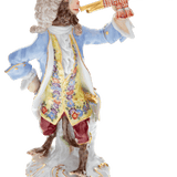 Figur Affenkapelle Trompeter, H 15 cm | Meissen Figuren-Edition Affenkapelle