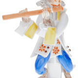 Figur Affenmusiker Querflöte, H 11 cm | Meissen Figuren-Edition Affenkapelle