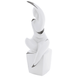 Figur Ahoi, Platin staffiert, H 24,5 cm | Meissen Figuren Individuell