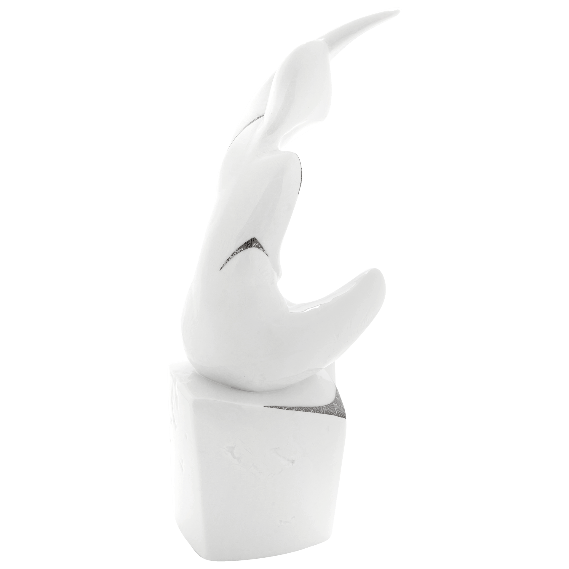 Figur Ahoi, Platin staffiert, H 24,5 cm | Meissen Figuren Individuell 901295 - 73942 - Meissen Weimar