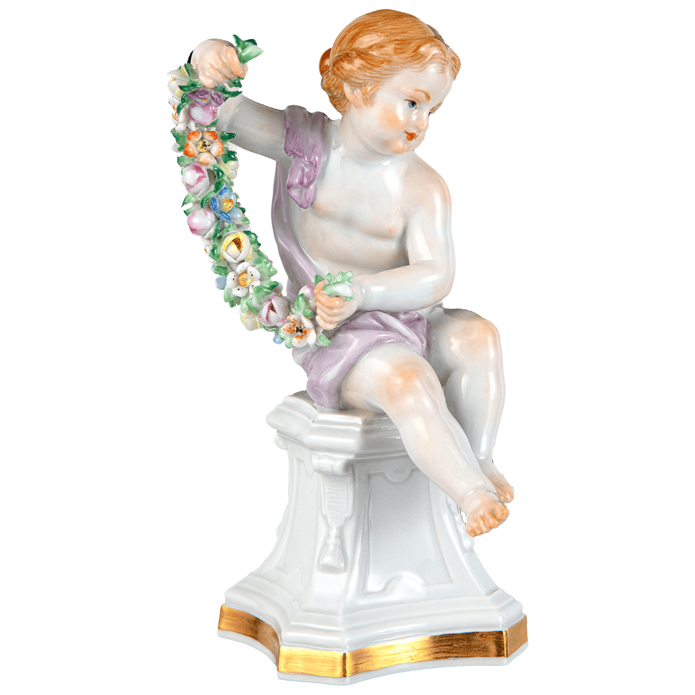 Figur Allegorien Vier Jahreszeiten, Frühling, H 13 cm | Meissen Allegorische Figuren 900374 - 61046 - Meissen Weimar