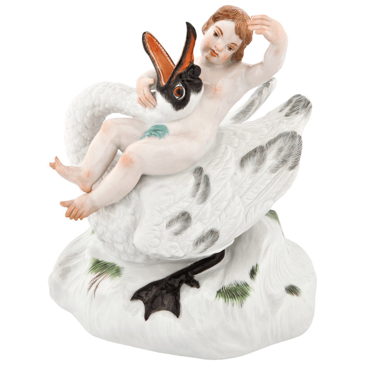 Figur Amor auf Schwan, Limitierte Meisterwerke, H 20 cm | Meissen Limitierte Meisterwerke 900184 - 73060 - Meissen Weimar