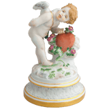 Figur Amor Bunt und gold staffiert, H 17 cm | Meissen Figuren Individuell