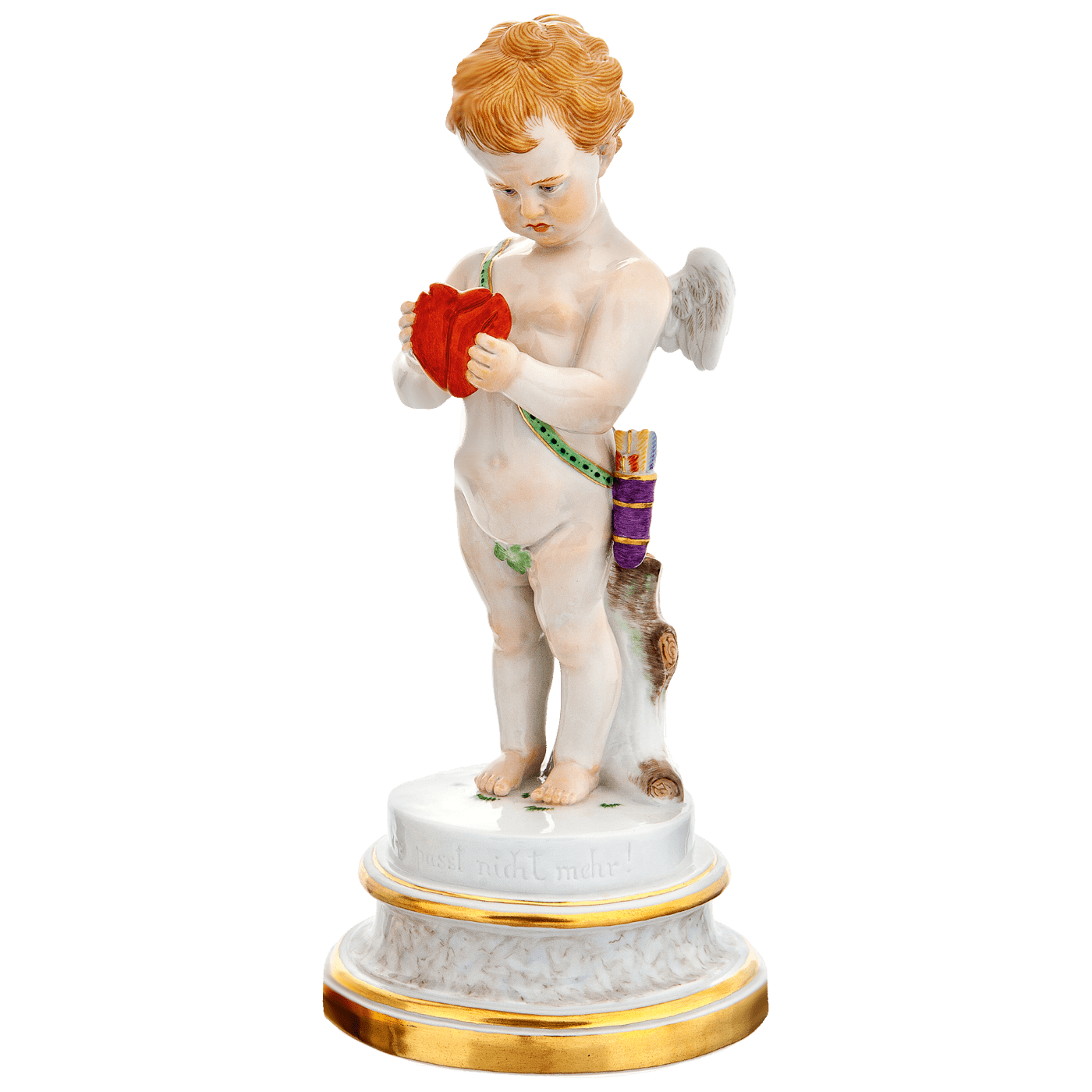 Figur, Amor in Verlegenheit, H 22,5 cm | Meissen Figurengruppe 900300 - 70680 - Meissen Weimar