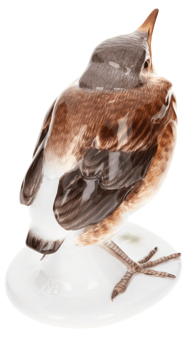Figur Amsel, handbemalt, H 11 cm | Meissen Figuren Individuell 900100 - 77263 - Meissen Weimar