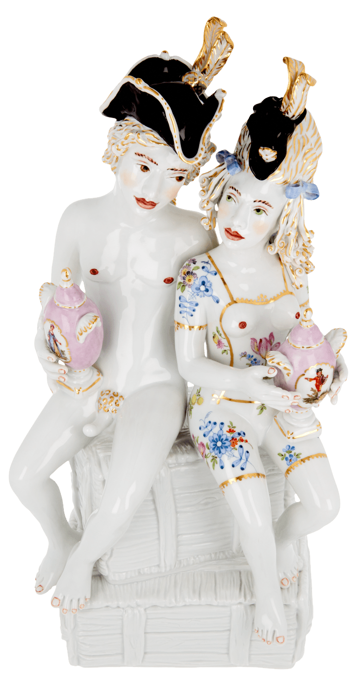 Figur, Antemann Collectors, H 32 cm | Meissen Figuren Individuell 65c028 - 73720 - Meissen Weimar