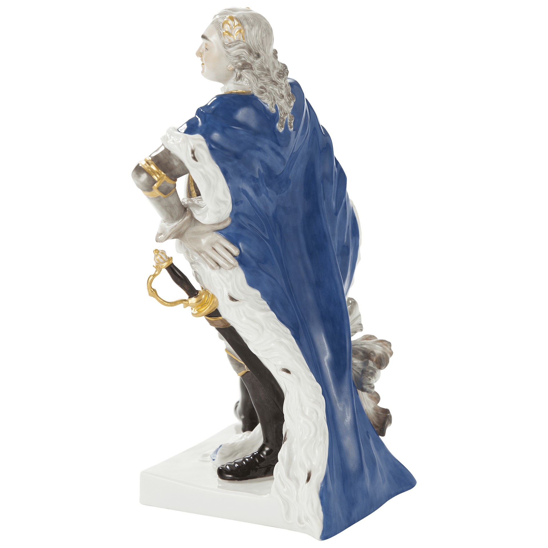 Figur August der Starke, H 22,5 cm, limitiert | Meissen Limitierte Meisterwerke 90a484 - 73480 - Meissen Weimar