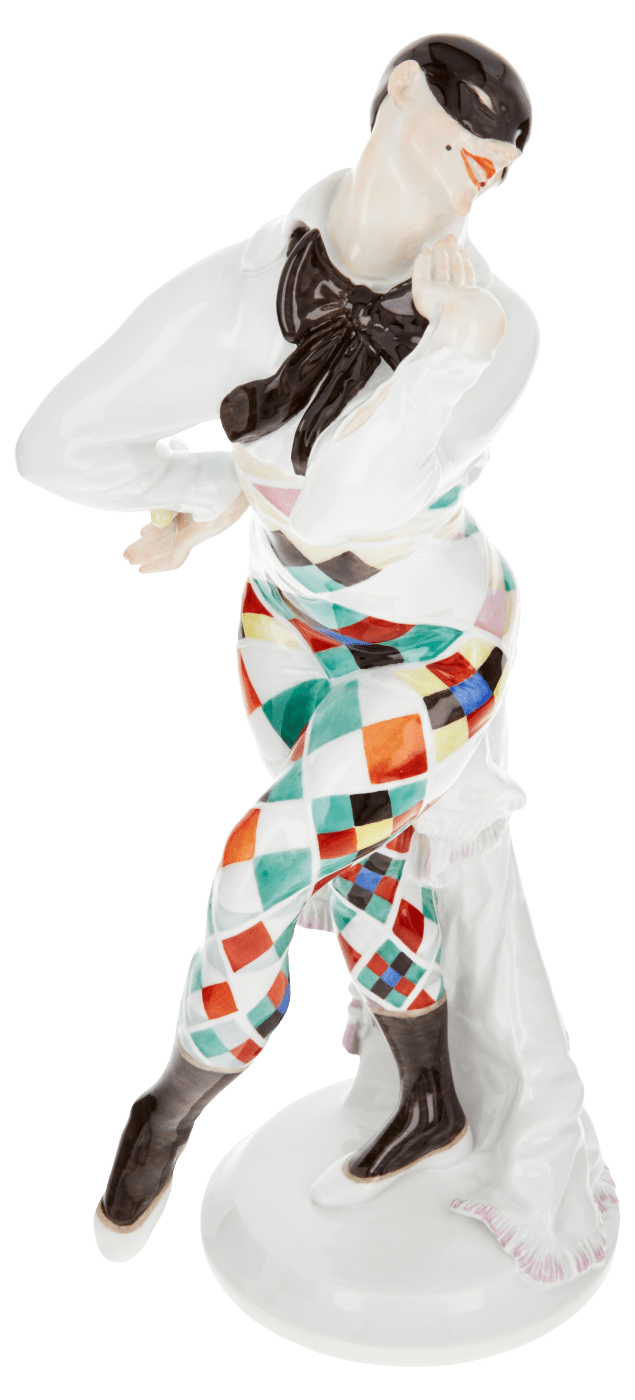 Figur Bajazzo, Höhe 26 cm | Meissen Exklusiv - Kollektion 900180 - 73309 - Meissen Weimar