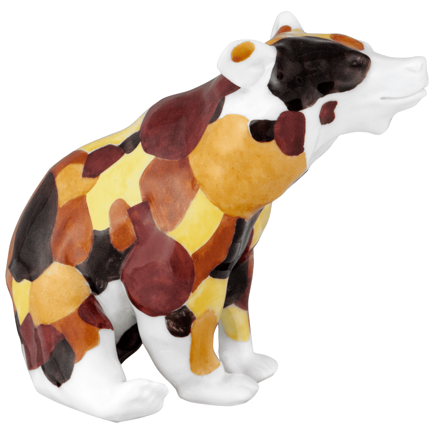 Figur Bär Indian Summer Look H 8 cm | Meissen Atelier - Edition 65o003 - 78902 - Meissen Weimar