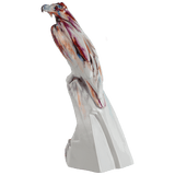 Figur Bartgeier, Rot, H 27 cm | Meissen Unikate