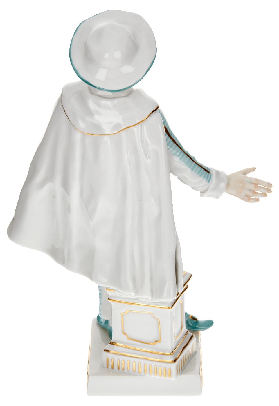Figur Brighella, bunt und gold staffiert, H 17 cm | Meissen Figuren Individuell 900300 - 64560 - Meissen Weimar
