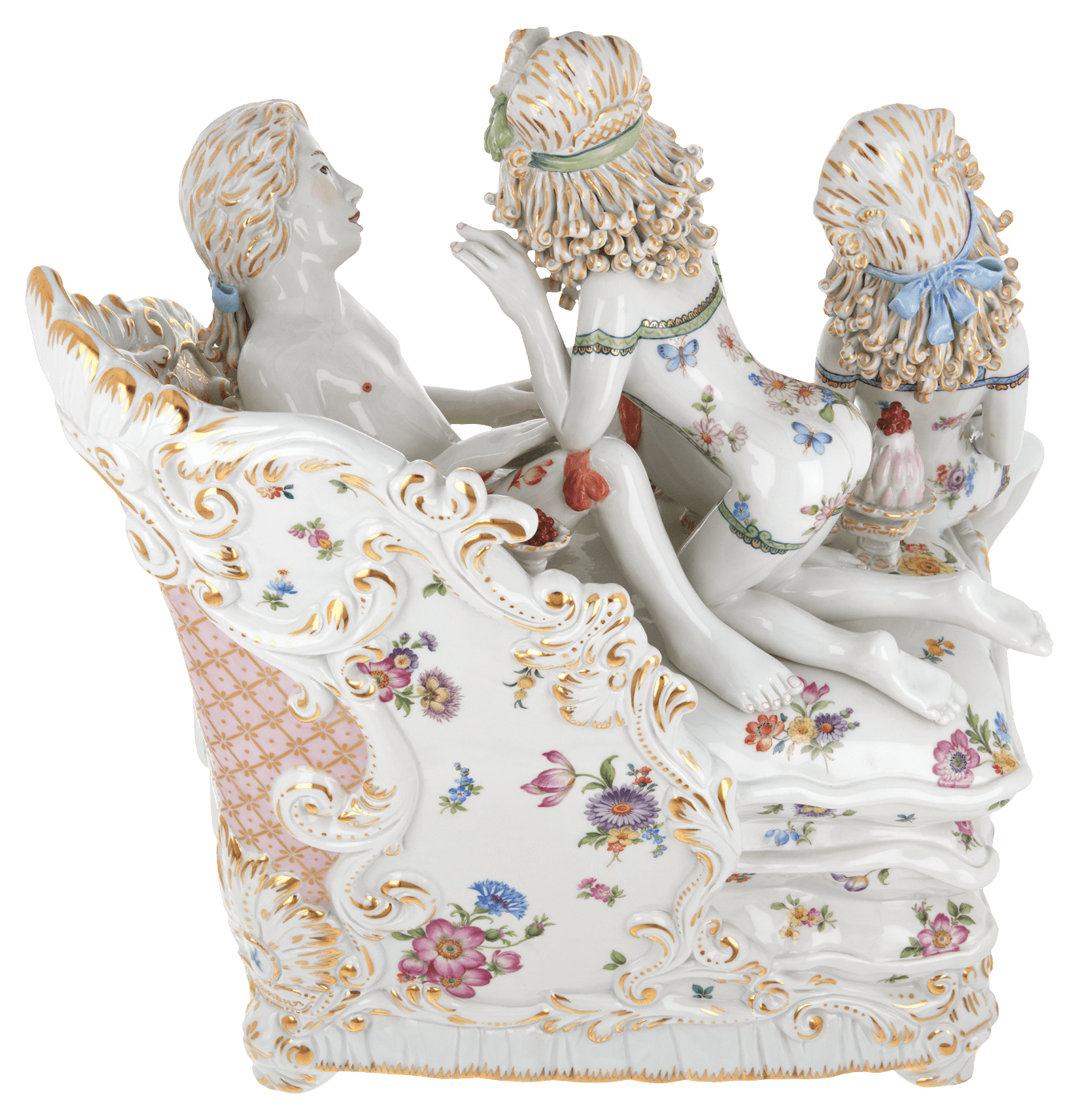 Figur Chris Antemann Süsse Verführung, H 35 cm | Meissen Figuren Individuell 65c028 - 73684 - Meissen Weimar