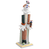 Figur Clown mit Maskerade, handbemalt, H 23 cm | Meissen Figuren Individuell
