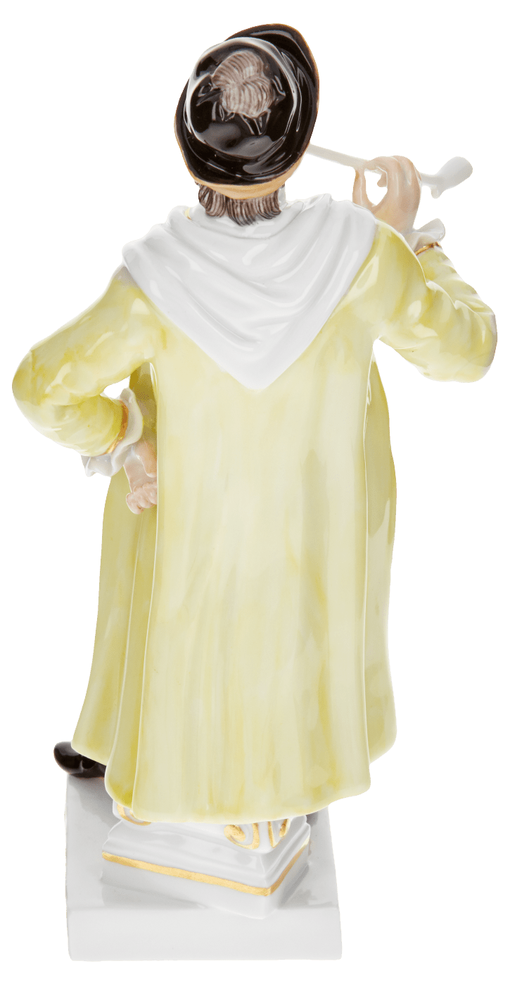 Figur Cortesan, bunt und gold staffiert, H 17 cm | Meissen Figuren - Edition Italienische Komödie 900300 - 64559 - Meissen Weimar