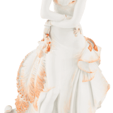 Figur Dame mit Fächer, handbemalt, H 47 cm | Meissen Exklusiv-Kollektion