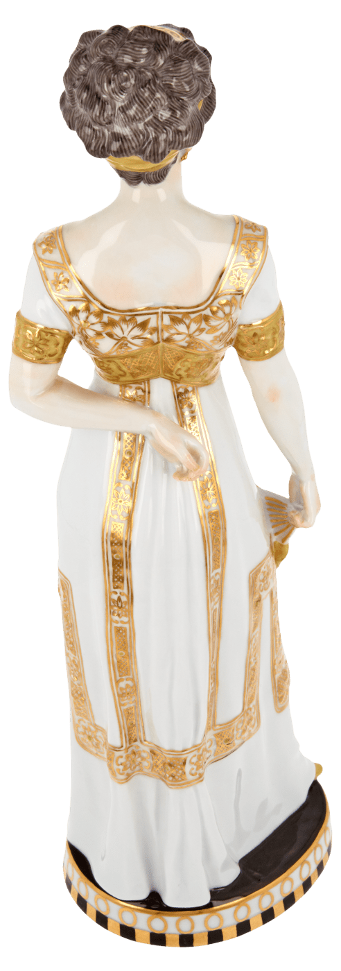 Figur Dame mit Fächer, Hö 29,5 cm, limitiert | Meissen Limitierte Meisterwerke 900384 - 73486 - Meissen Weimar