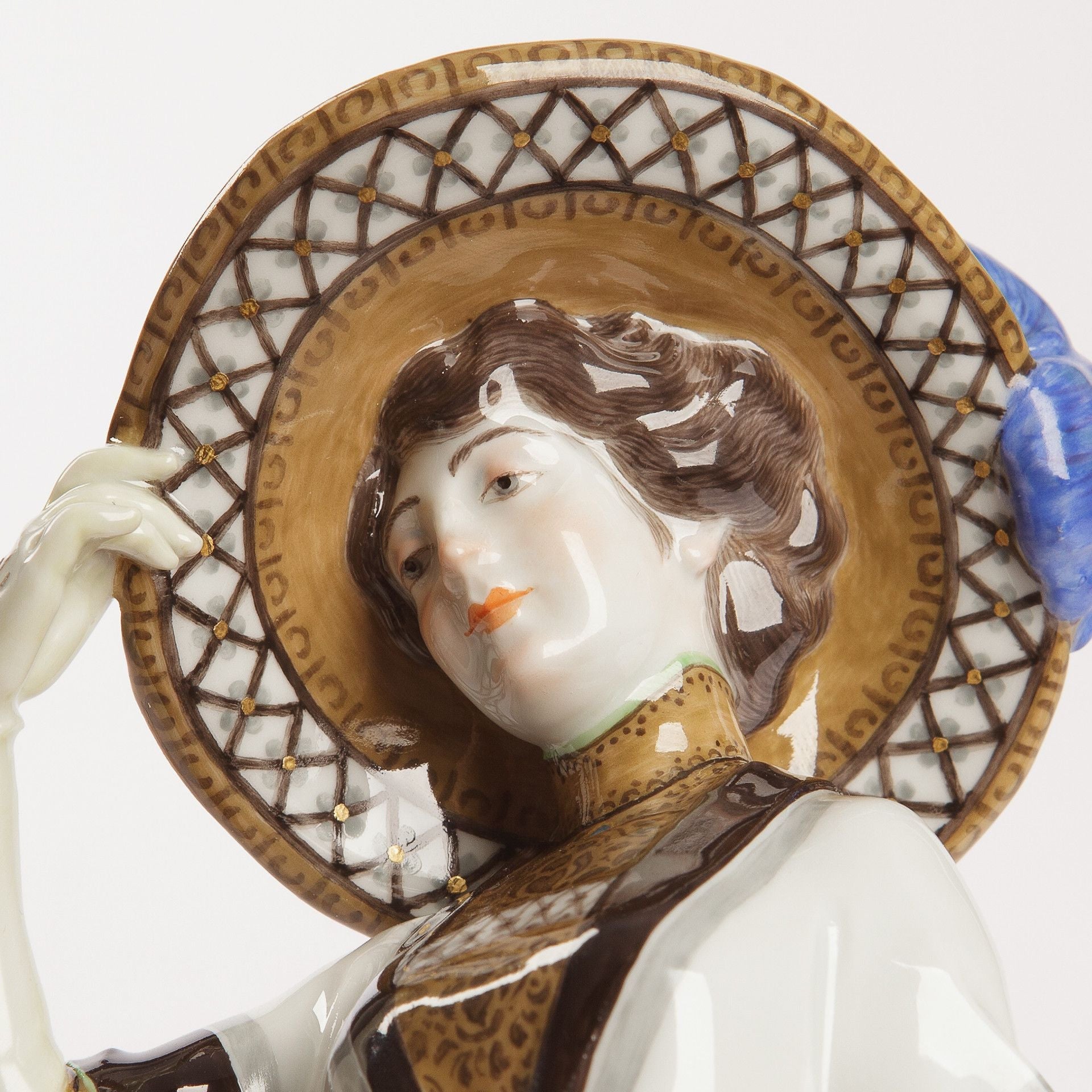 Figur Dame mit Handtasche, limitiert, H 28 cm | Meissen Limitierte Meisterwerke 900384 - 73454 - Meissen Weimar