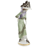 Figur Dame mit Schirm Limitierte Meisterwerke, Porzellan, H 28 cm | Meissen Limitierte Meisterwerke