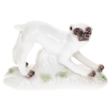 Figur Dänisches Hündchen, Bunt staffiert, H 2.5 cm | Meissen Figuren Individuell