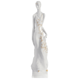 Figur Das Kleid Ciel, Weiß-Gold, H 26,5 cm | Meissen Figuren Individuell