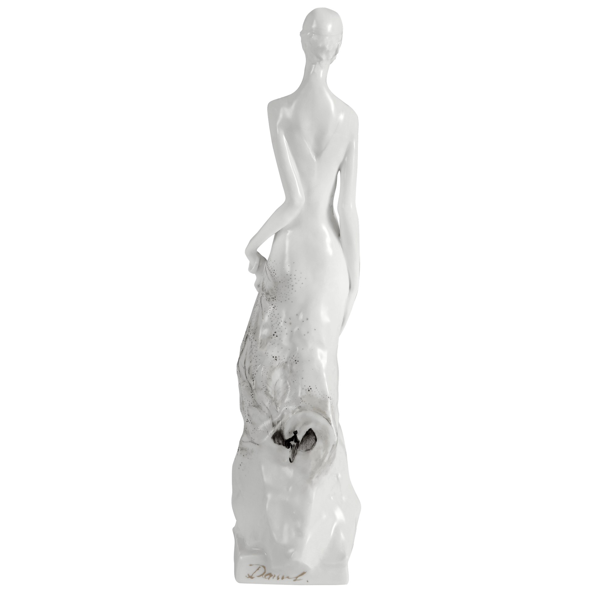 Figur Das Kleid Leda, Porzellan, H 26,5 cm, limitiert 10 Stück | Meissen Einzelplastik 65c071 - 73467 - Meissen Weimar