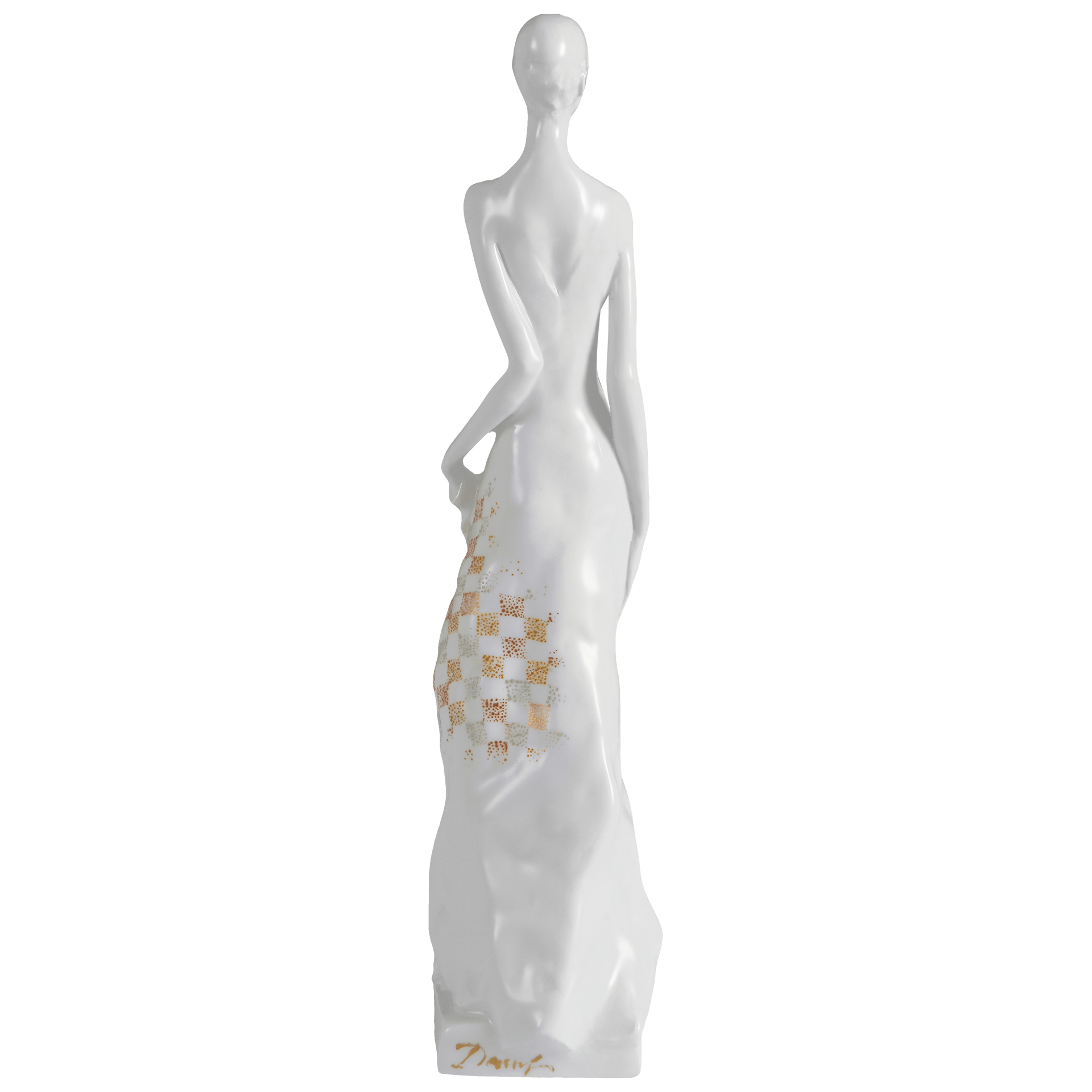 Figur Das Kleid Rosalba, Porzellan, H 26,5 cm | Meissen Einzelplastik 65c073 - 73467 - Meissen Weimar