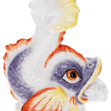 Figur Delphin, Bunt und gold staffiert, H 7 cm | Meissen Figuren-Edition Tierkinder