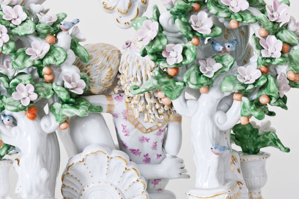Figur Der Liebesbrief, Porzellan, H 38 cm | Meissen Figuren Individuell 65c028 - 73690 - Meissen Weimar
