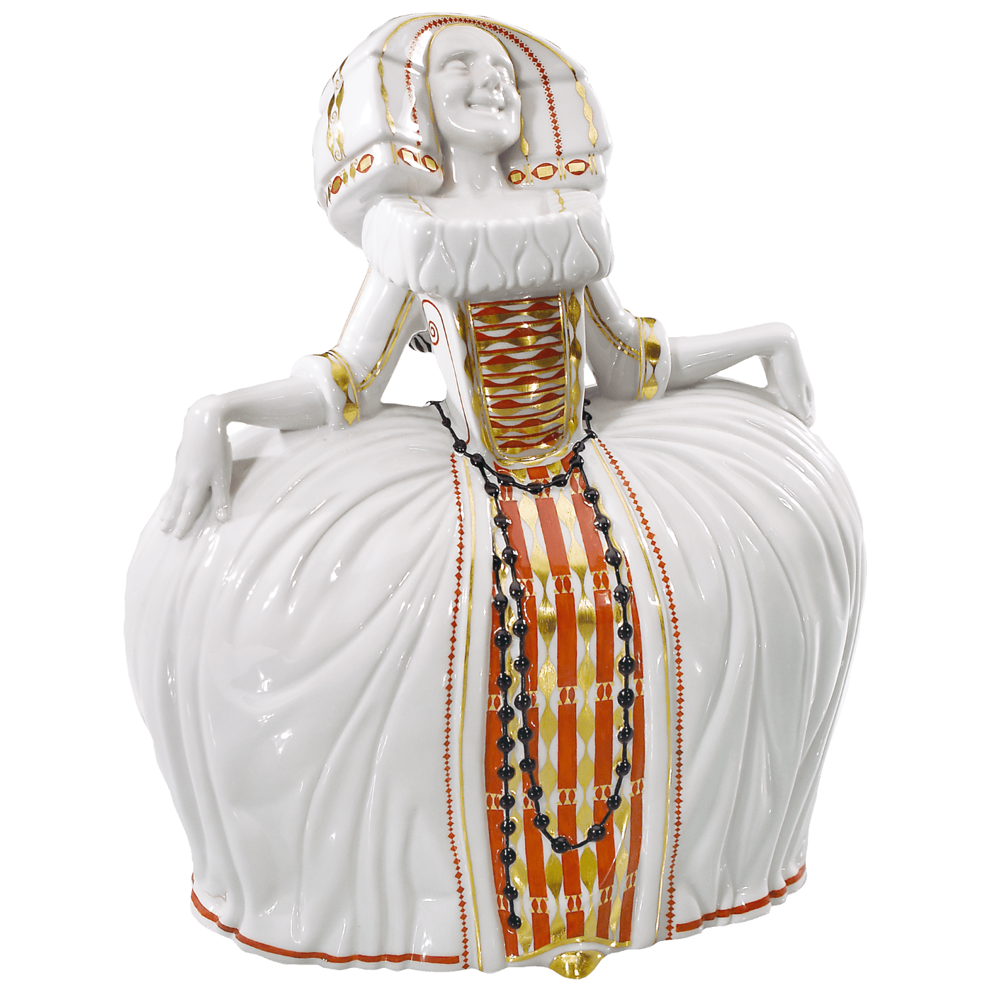 Figur Der Tanz, Bunt und gold staffiert, H 24 cm | Meissen Figuren Individuell 900300 - 73566 - Meissen Weimar