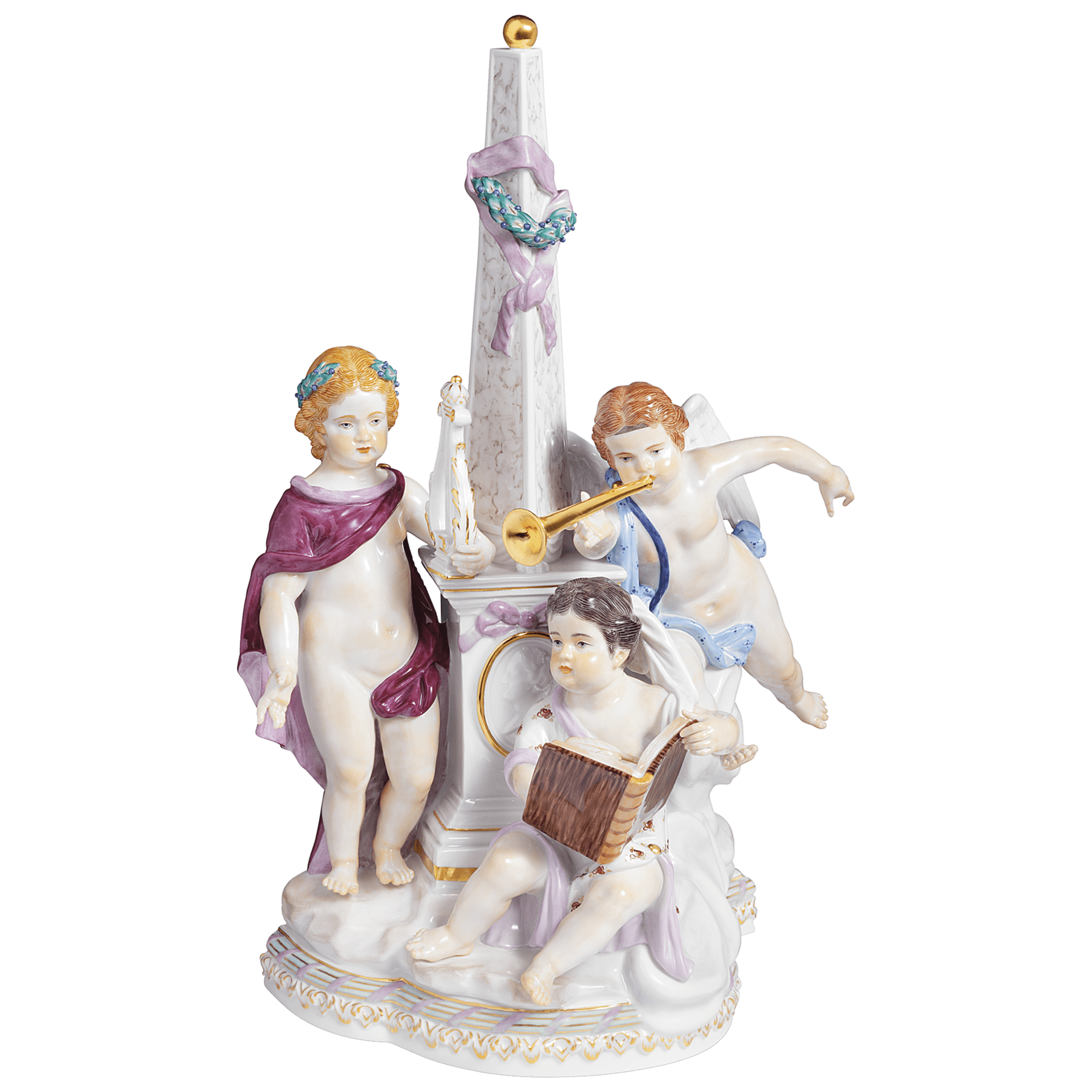 Figur Die Poesie, Porzellan, H 21 cm | Meissen Limitierte Meisterwerke 900384 - 70734 - Meissen Weimar