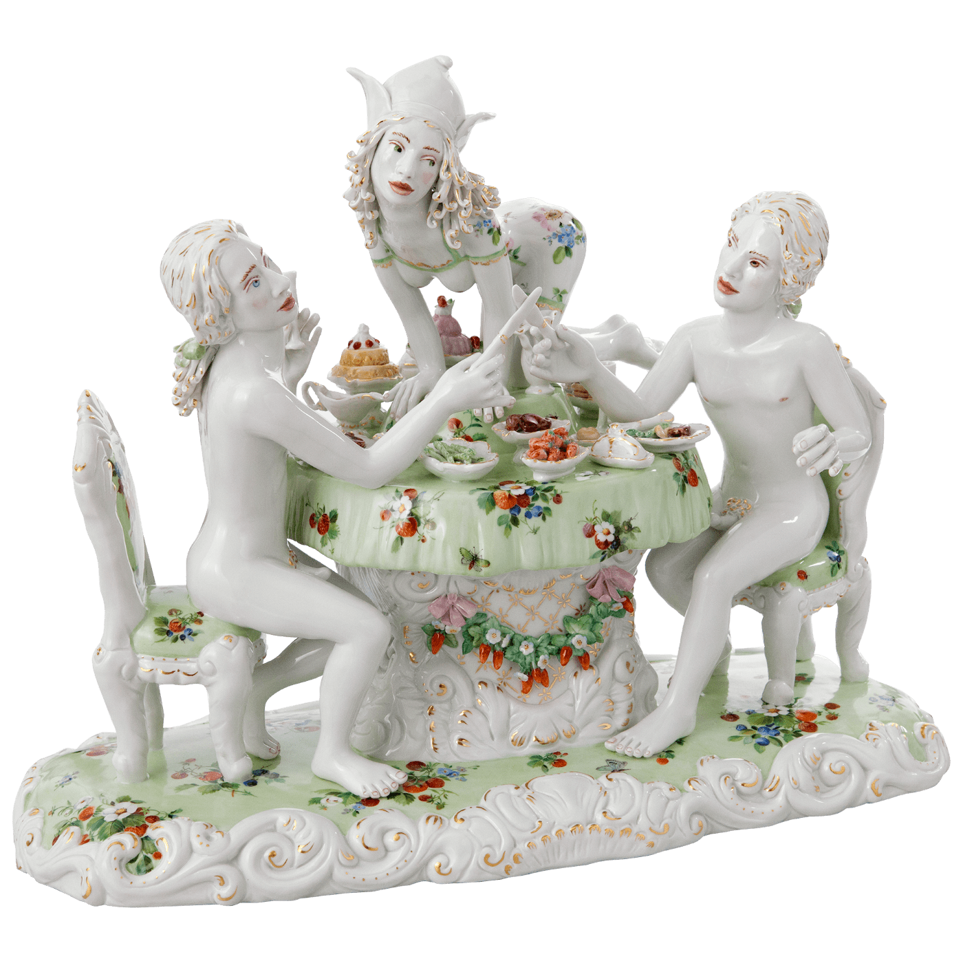 Figur Duel, H 32 cm | Meissen Figuren Individuell 65c028 - 73717 - Meissen Weimar