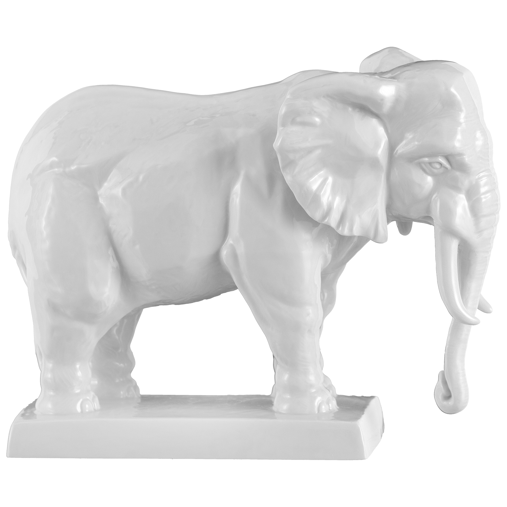 Figur Elefant Weiß H 18,5 cm | Meissen Atelier - Edition 000001 - 78015 - Meissen Weimar