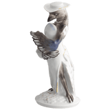 Figur Elster Bunt und gold staffiert, H 20 cm | Meissen Figuren-Edition Ladies & Gentlemen