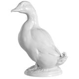 Figur, Entenerpel Weiß, H 14 cm | Meissen Kollektion Markenzeichen
