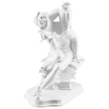 Figur Eulenspiegel, Weiß, H 23,5 cm | Meissen Figuren Individuell