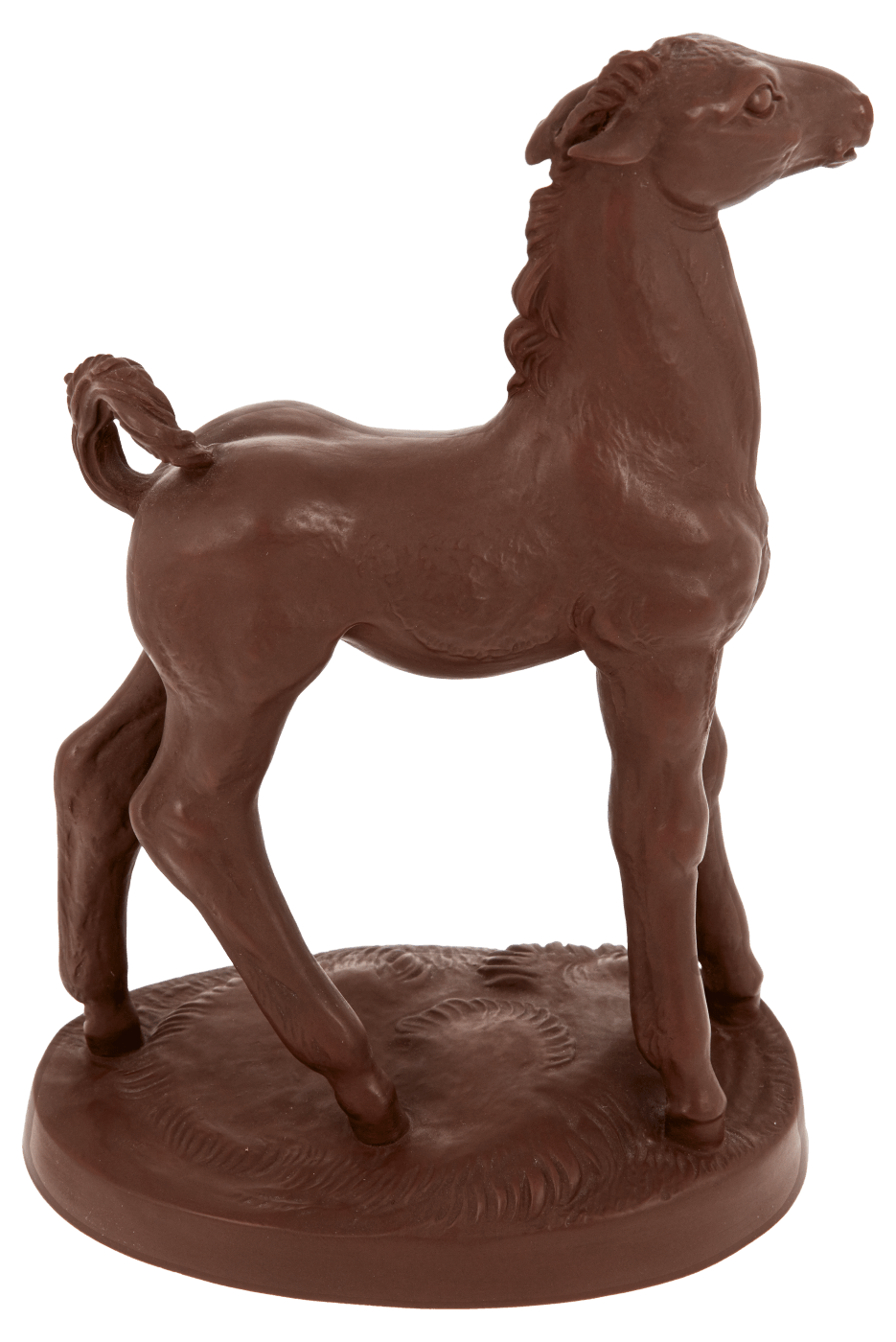 Figur Fohlen Böttgersteinzeug, H 20 cm | Meissen Böttgersteinzeug 000002 - 86180 - Meissen Weimar