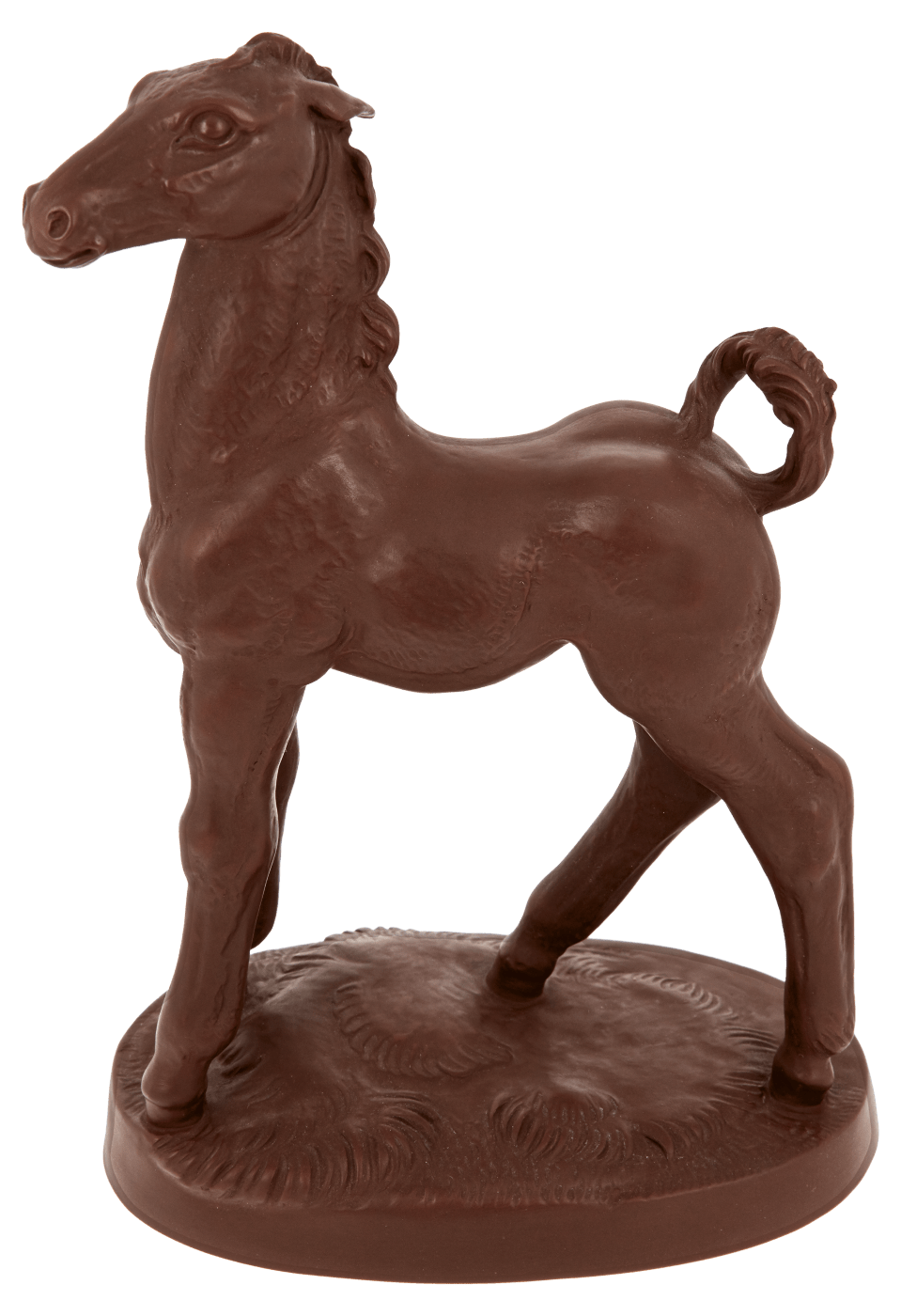 Figur Fohlen Böttgersteinzeug, H 20 cm | Meissen Böttgersteinzeug 000002 - 86180 - Meissen Weimar