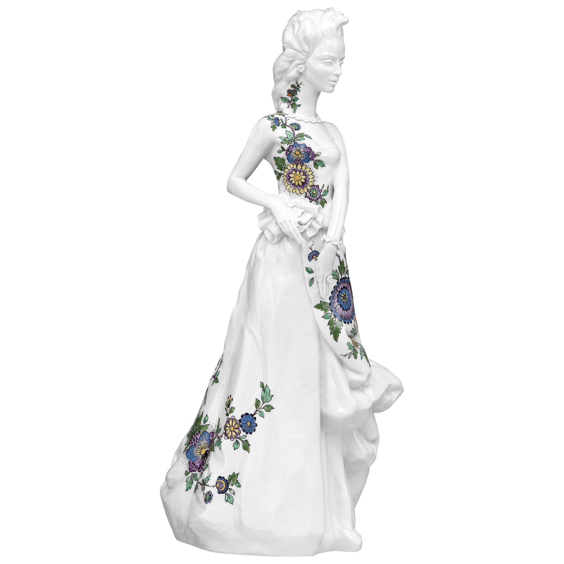 Figur, Glücksbringende Elster, H 35 cm | Meissen Limitierte Meisterwerke 91c284 - 73705 - Meissen Weimar