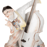 Figur Grock mit Baßgeige, Höhe 35 cm | Meissen Exklusiv-Kollektion