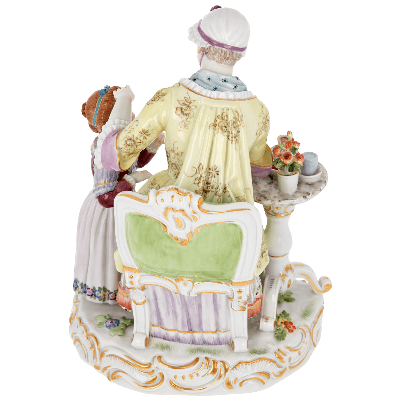 Figur Großmutters Geburtstag, Bunt, H 21 cm | Meissen Limitierte Meisterwerke 900384 - 73464 - Meissen Weimar