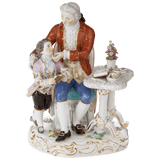 Figur Großvater und Enkel, 22,5 cm hoch | Meissen Limitierte Meisterwerke