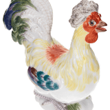 Figur Hahn, bunt staffiert, H 11 cm | Meissen Figuren Individuell