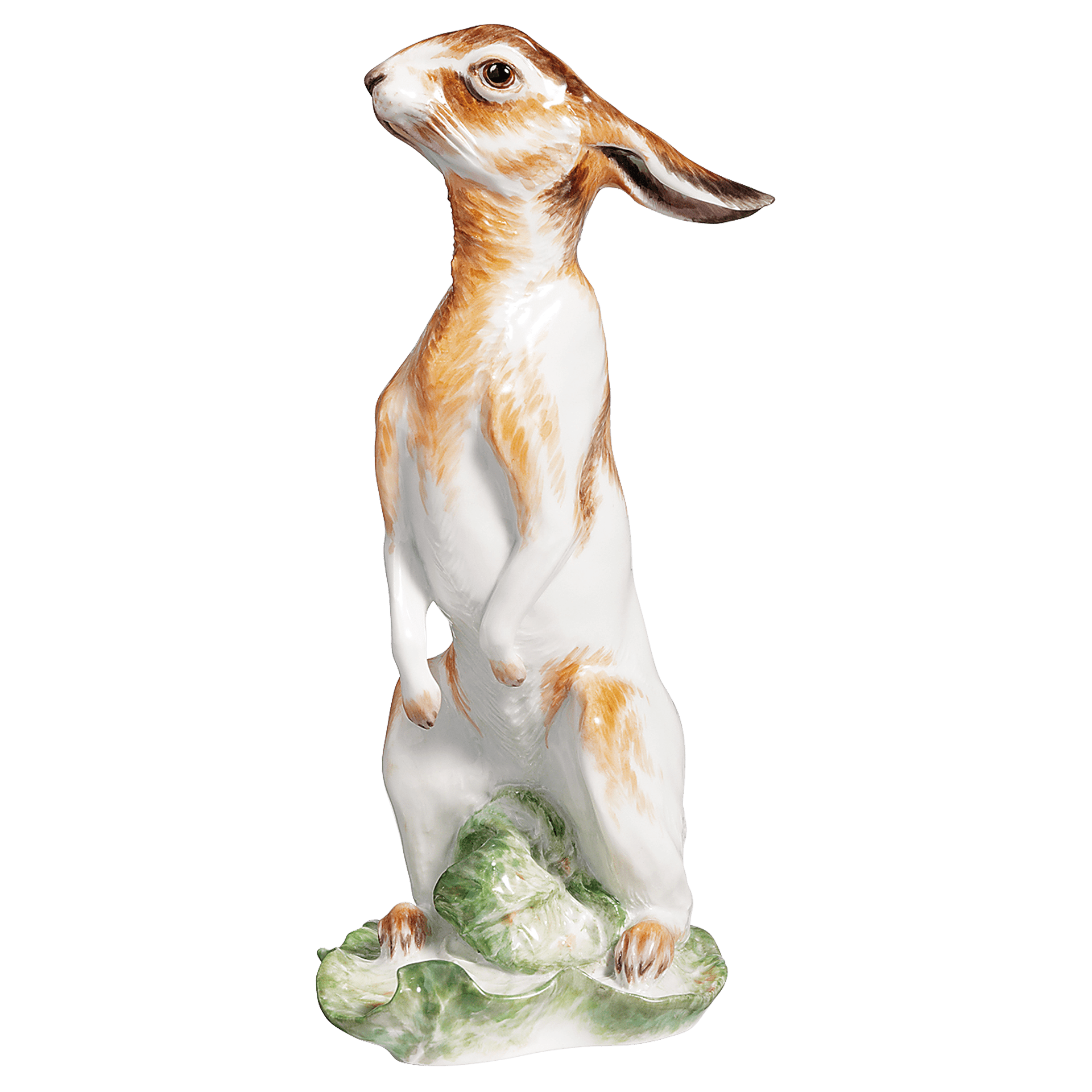Figur Hase, bunt staffiert, H 16 cm | Meissen Figuren Individuell 900100 - 78901 - Meissen Weimar