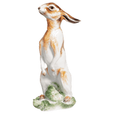 Figur Hase, bunt staffiert, H 16 cm | Meissen Figuren Individuell