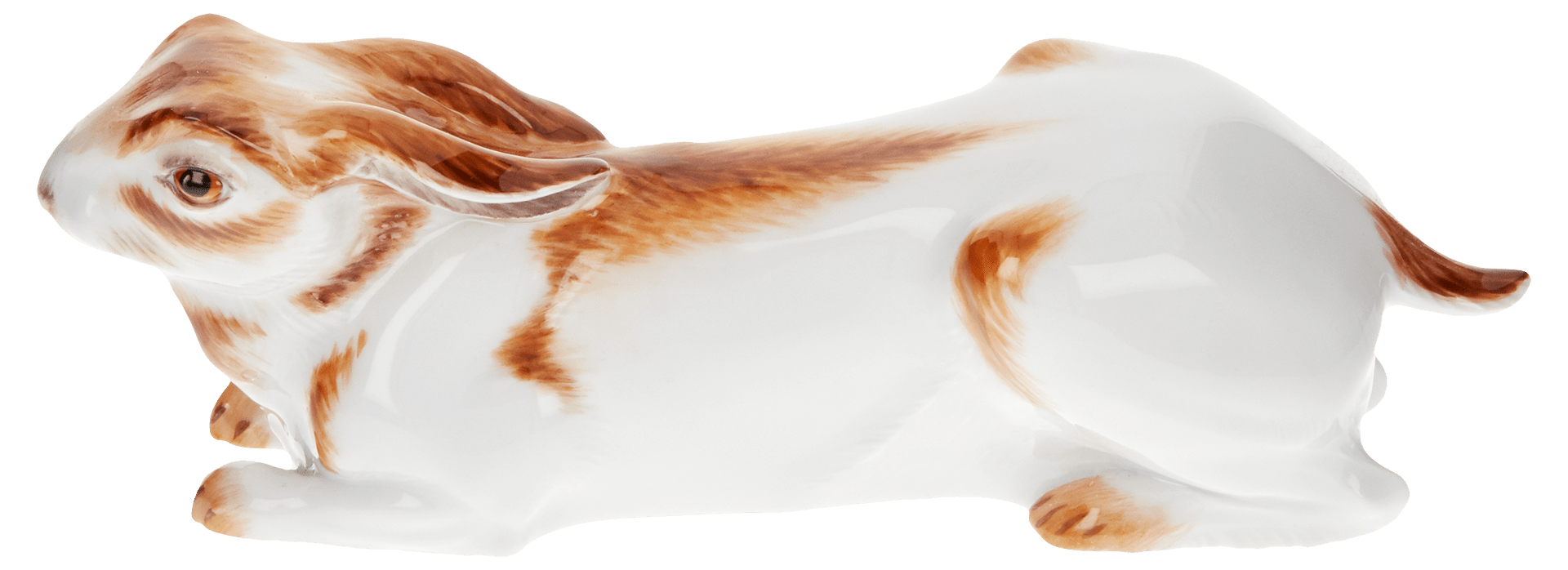 Figur Hase, bunt staffiert, H 5 cm | Meissen Figuren Individuell 900100 - 78900 - Meissen Weimar